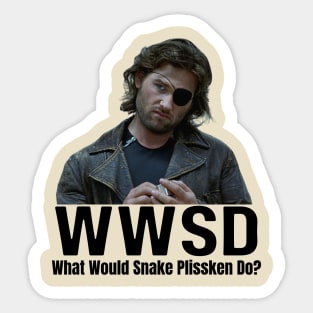 What Would Snake Plissken Do? Sticker